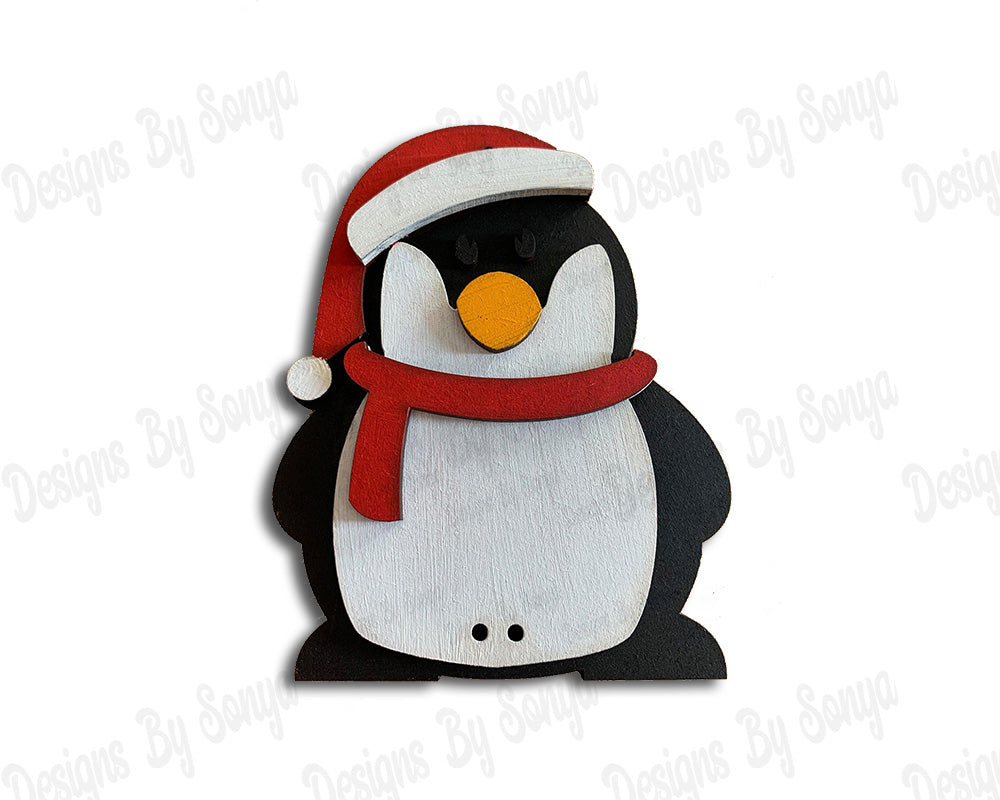 Penguin Gift Box Money Decoration