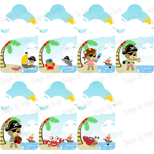 Pirate Wardrobe Hanger Pack