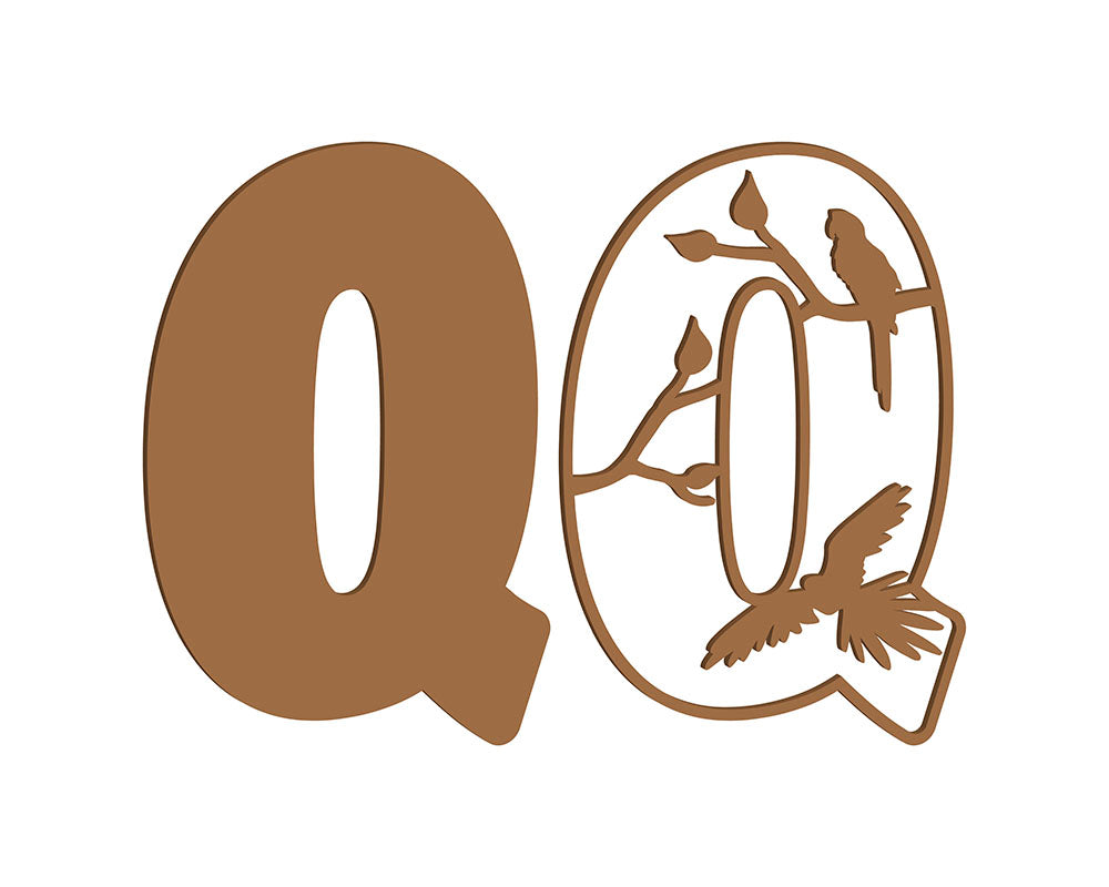 MDF Safari Themed Letters