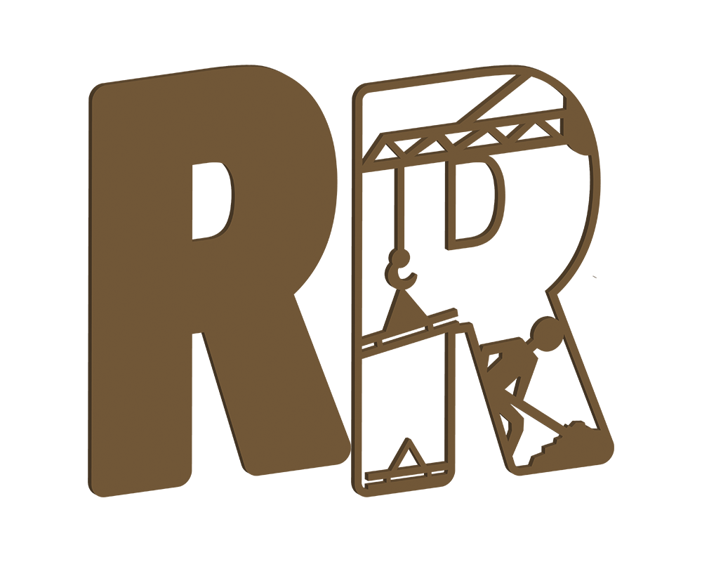 MDF Construction Themed Letters