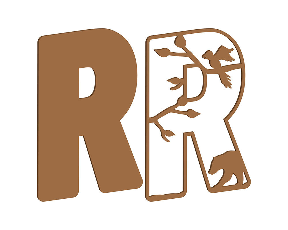 MDF Safari Themed Letters