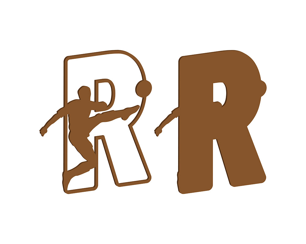 MDF Footballer Themed Letters