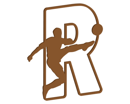 MDF Footballer Themed Letters