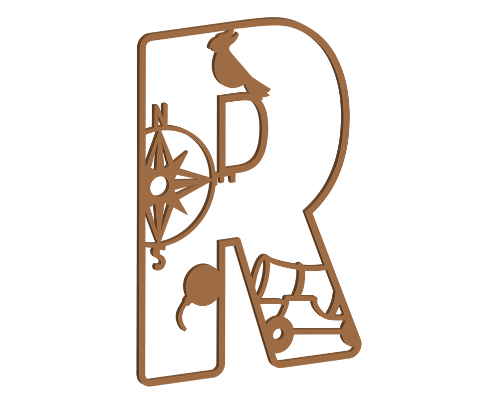 MDF Pirate Themed Letters