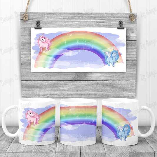 Rainbow Unicorn Mug Design