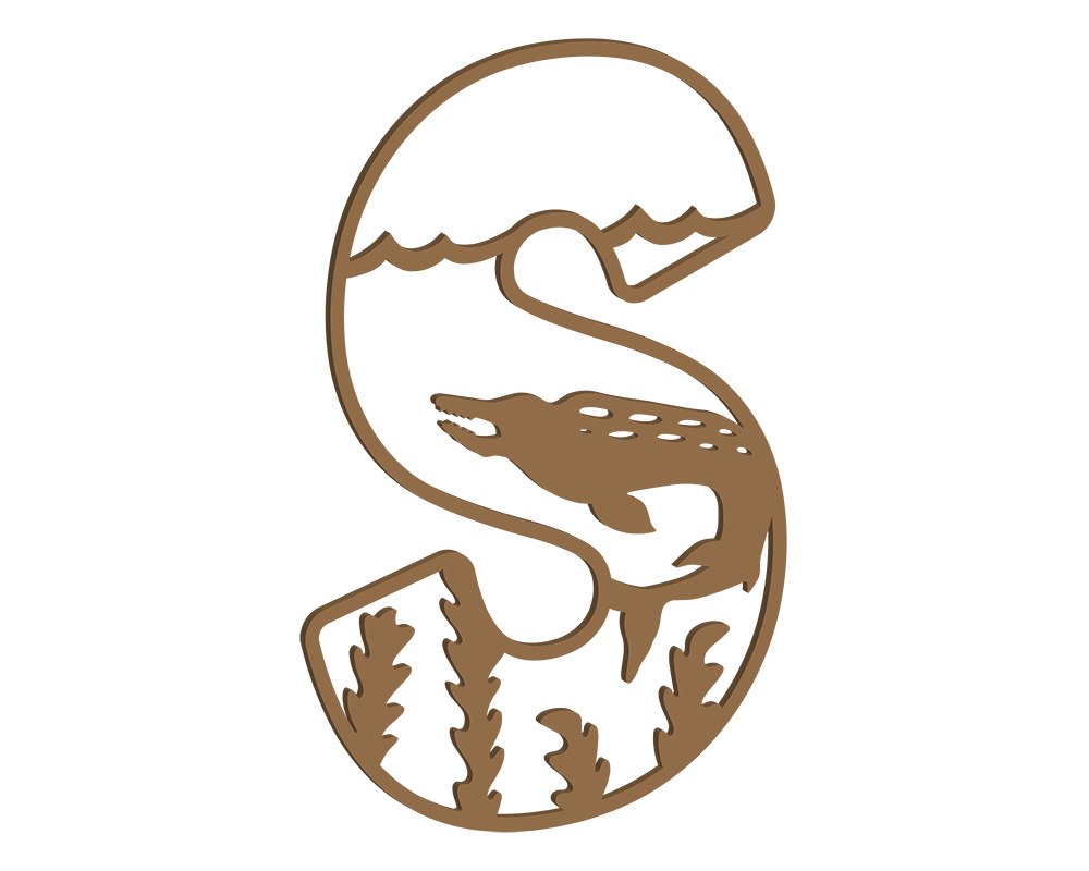 MDF Dino Themed Letters