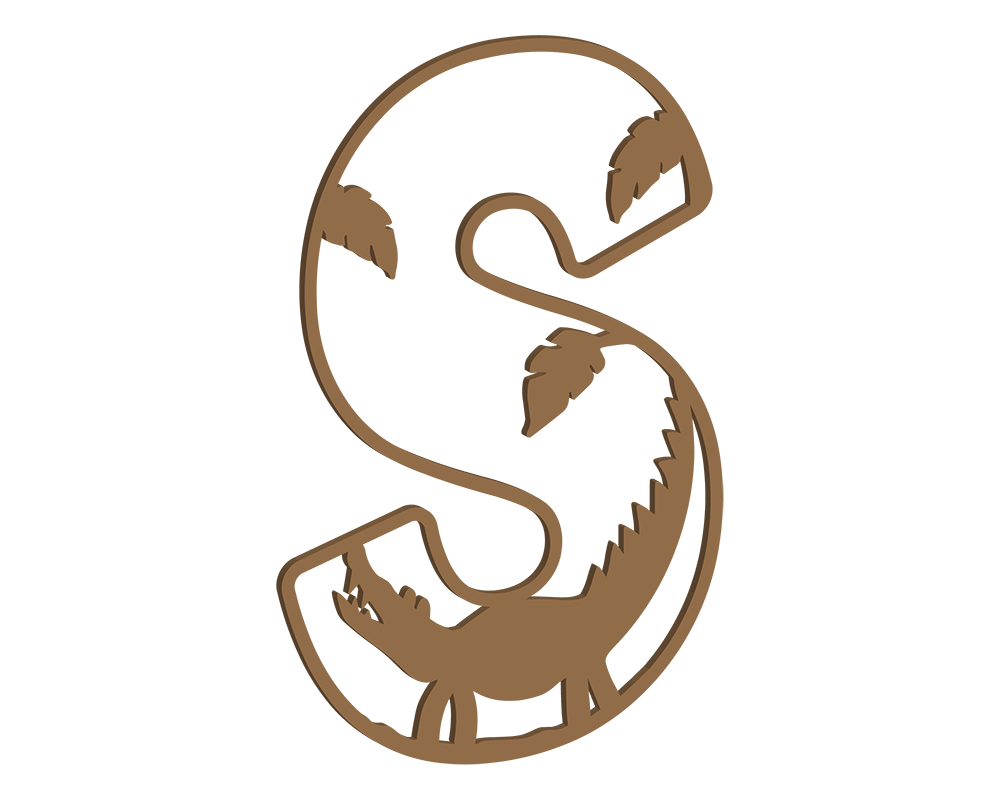 MDF Safari Themed Letters