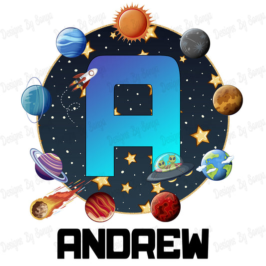 Space Alphabet Set