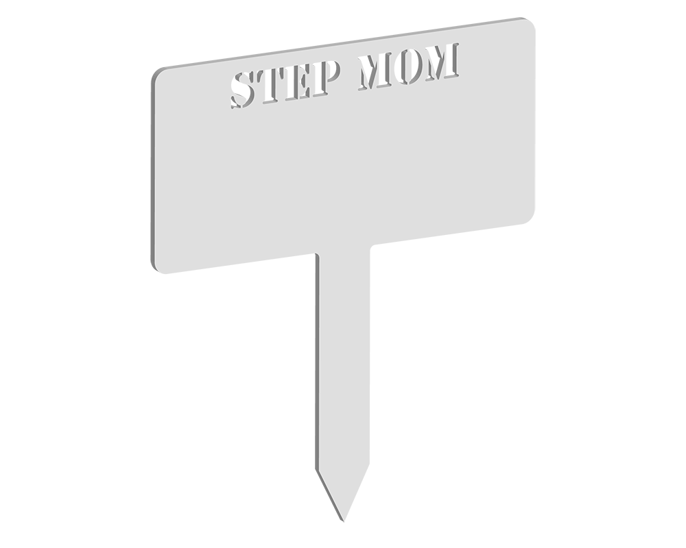 Rectangular Stepmom Memorial Plaque