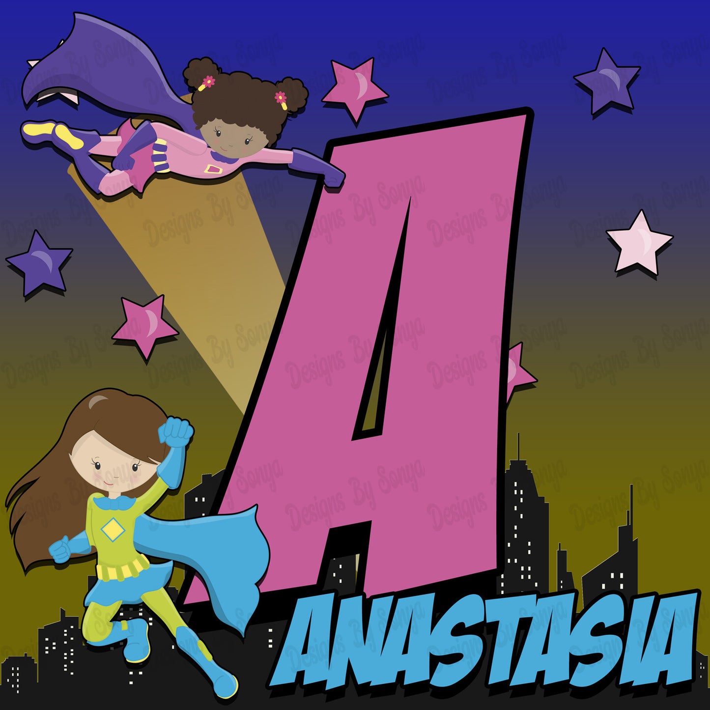 Superhero Alphabet Set
