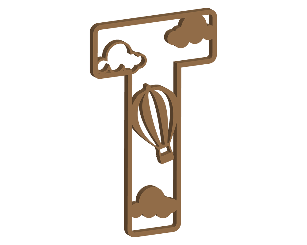 Hot Air Balloon Themed Letters