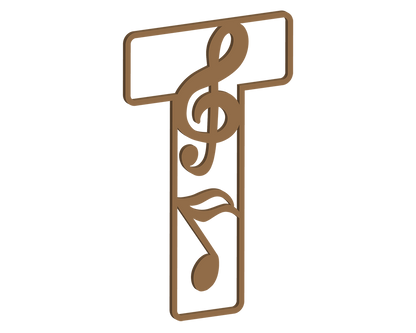 Music Themed Letters