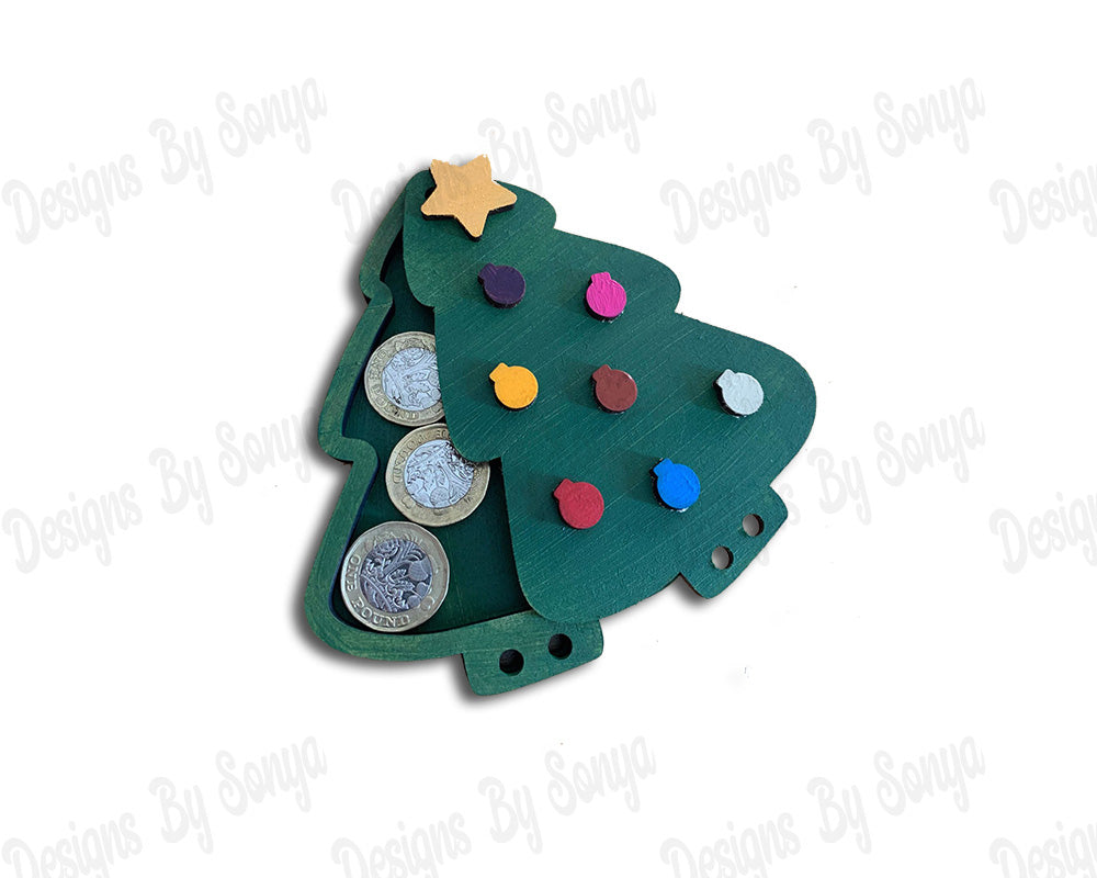 Christmas Tree Gift Box Money Decoration