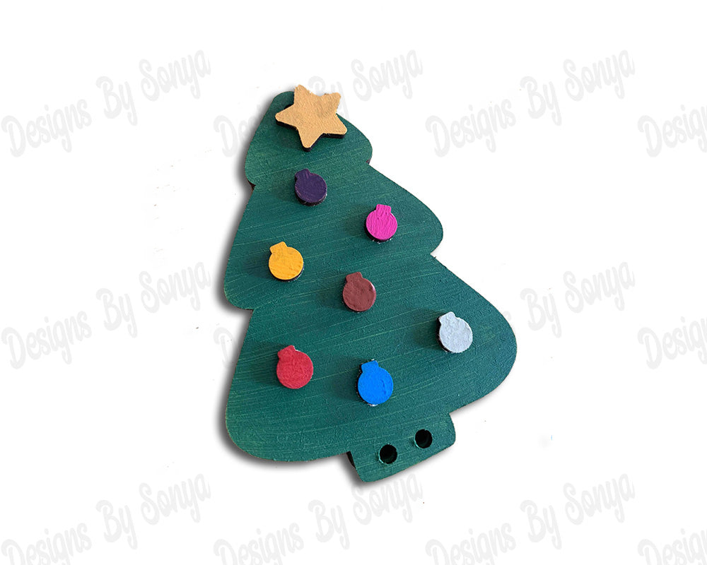 Christmas Tree Gift Box Money Decoration