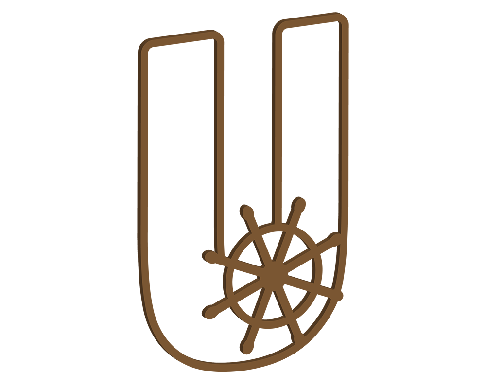 MDF Nautical Themed Letters (N-Z)