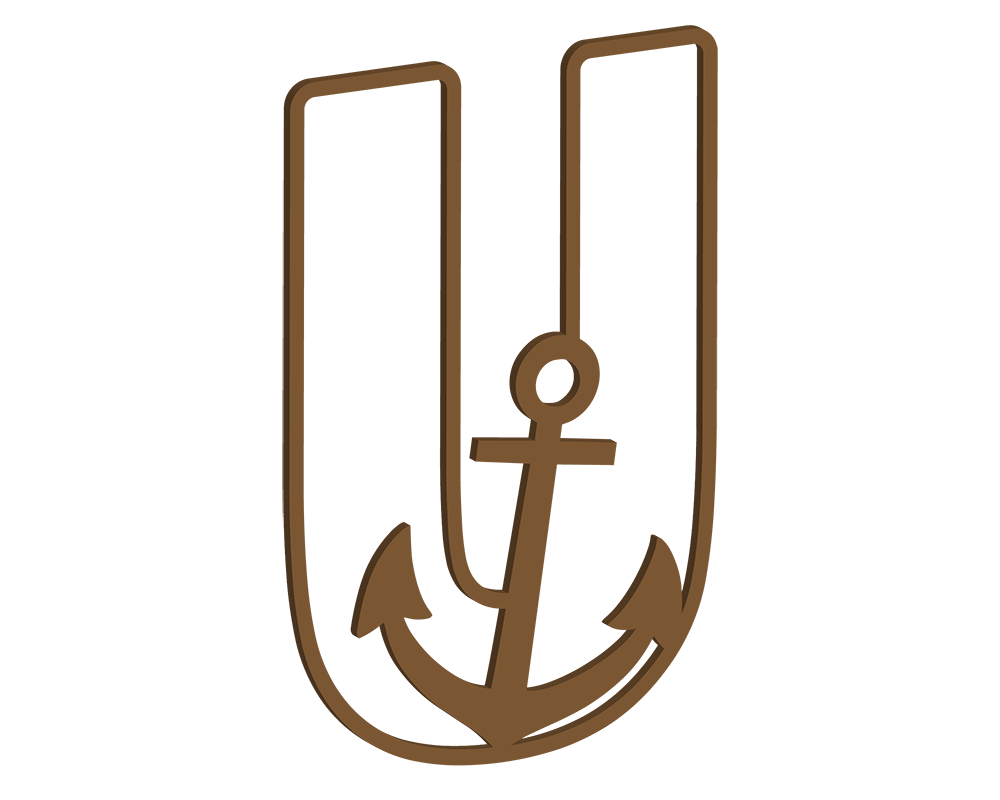 MDF Nautical Themed Letters (N-Z)