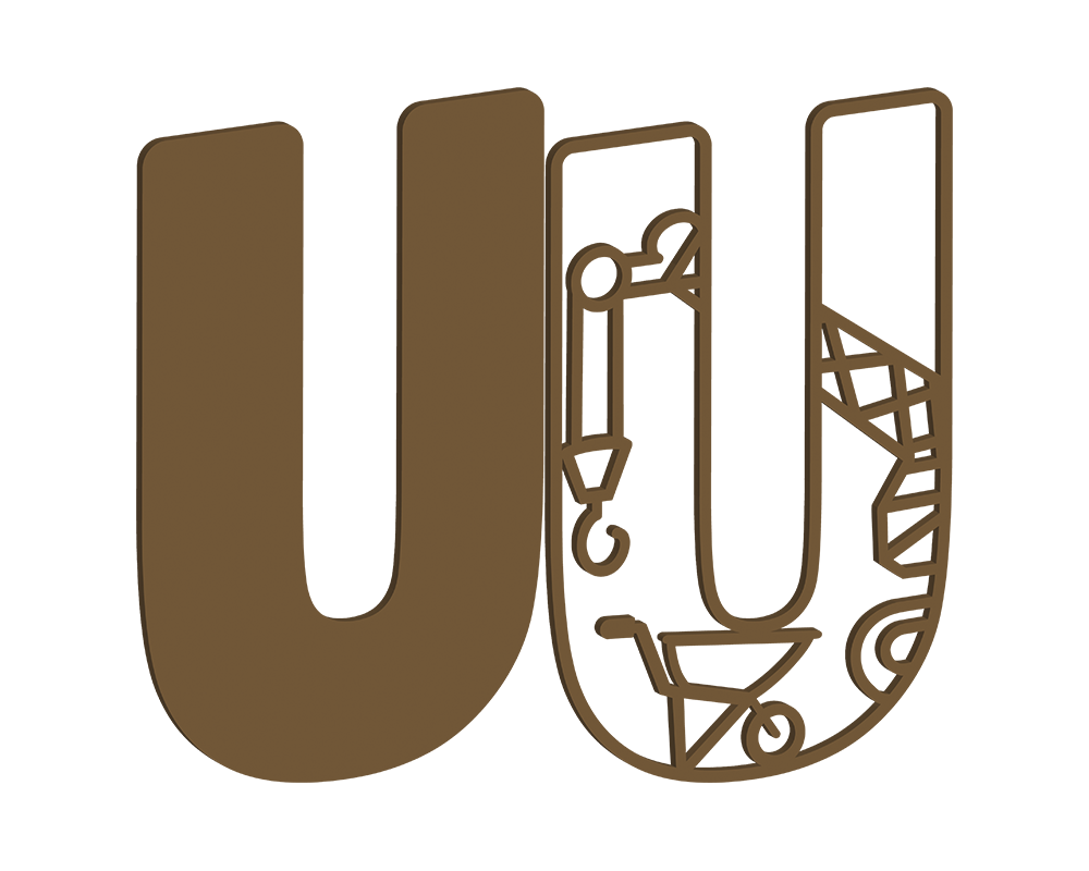 MDF Construction Themed Letters