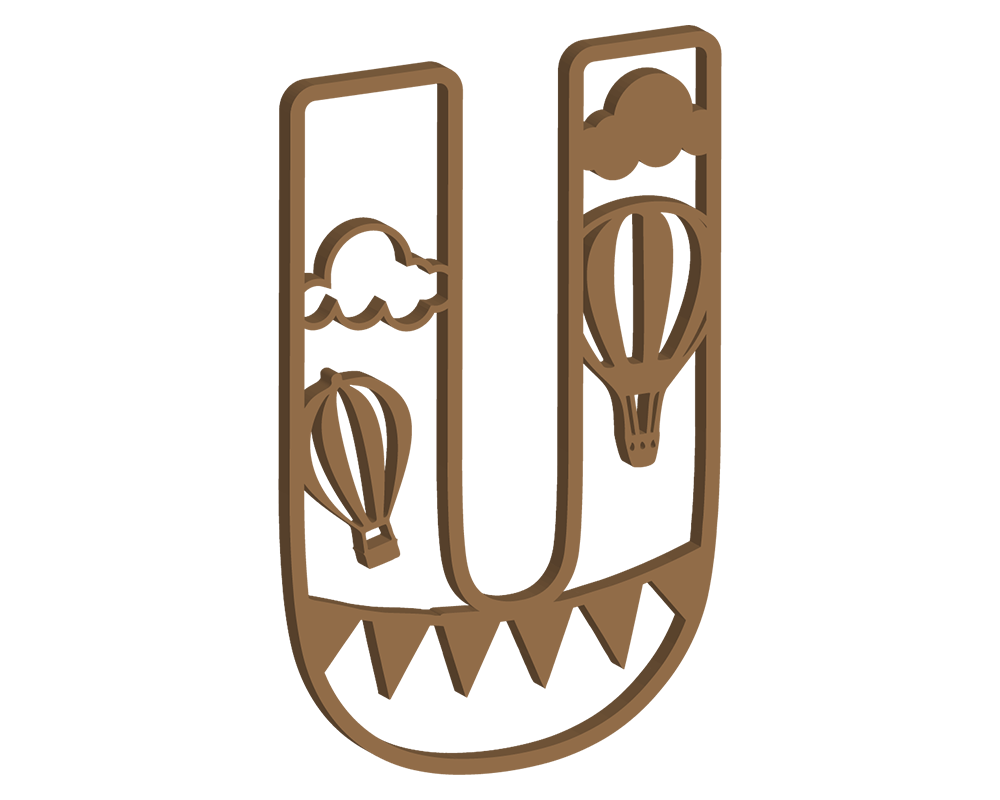Hot Air Balloon Themed Letters