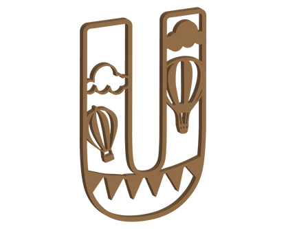 Hot Air Balloon Themed Letters