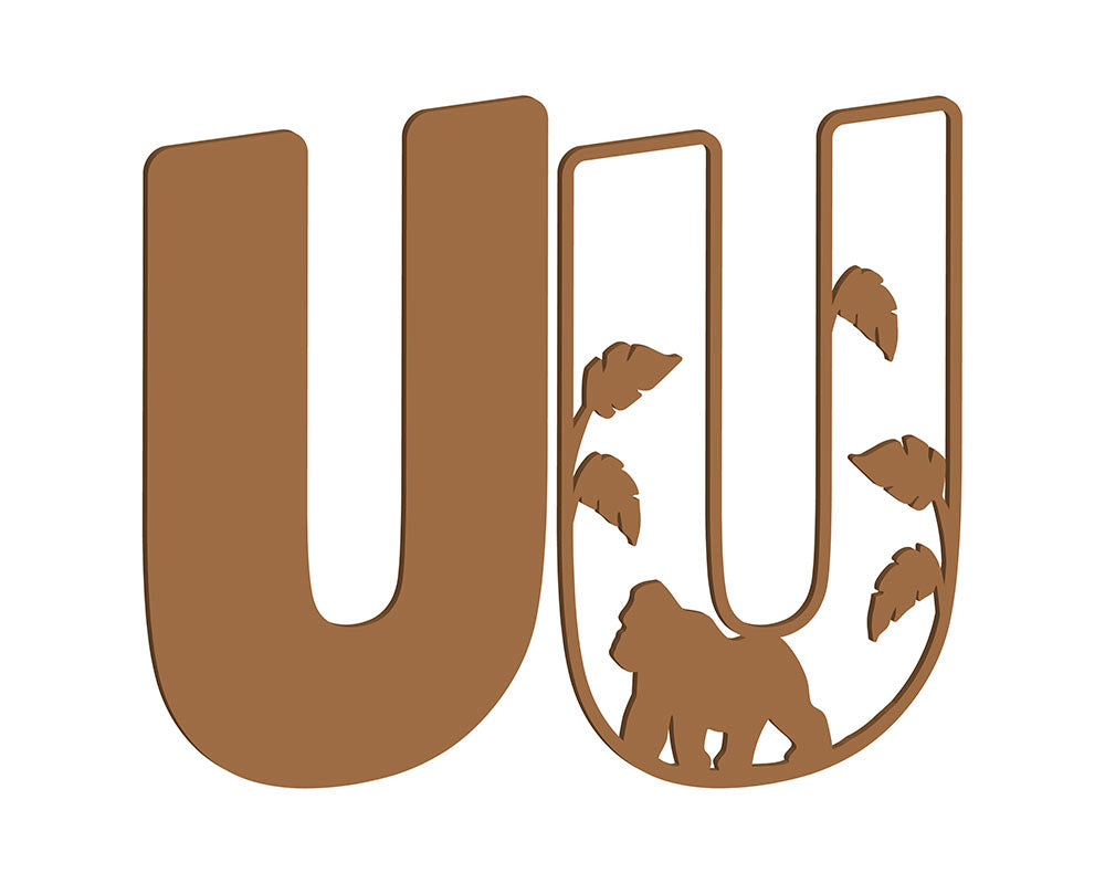 MDF Safari Themed Letters