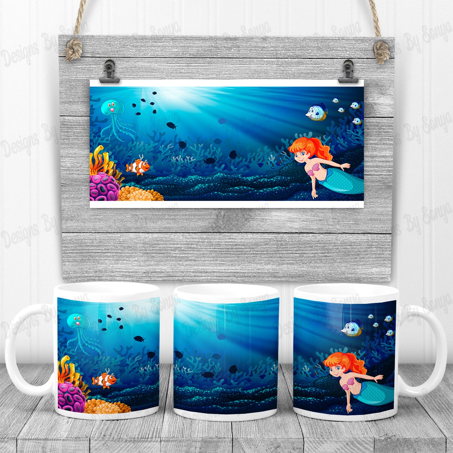 Children Mug and Coaster Set 1