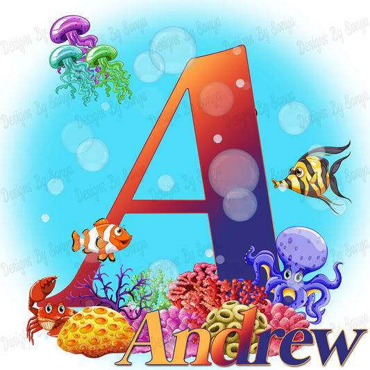 Underwater Alphabet Set