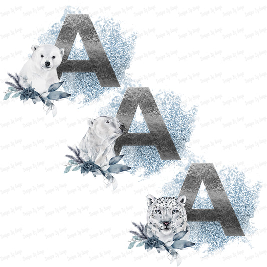 Polar Silver Alphabet Triple Pack