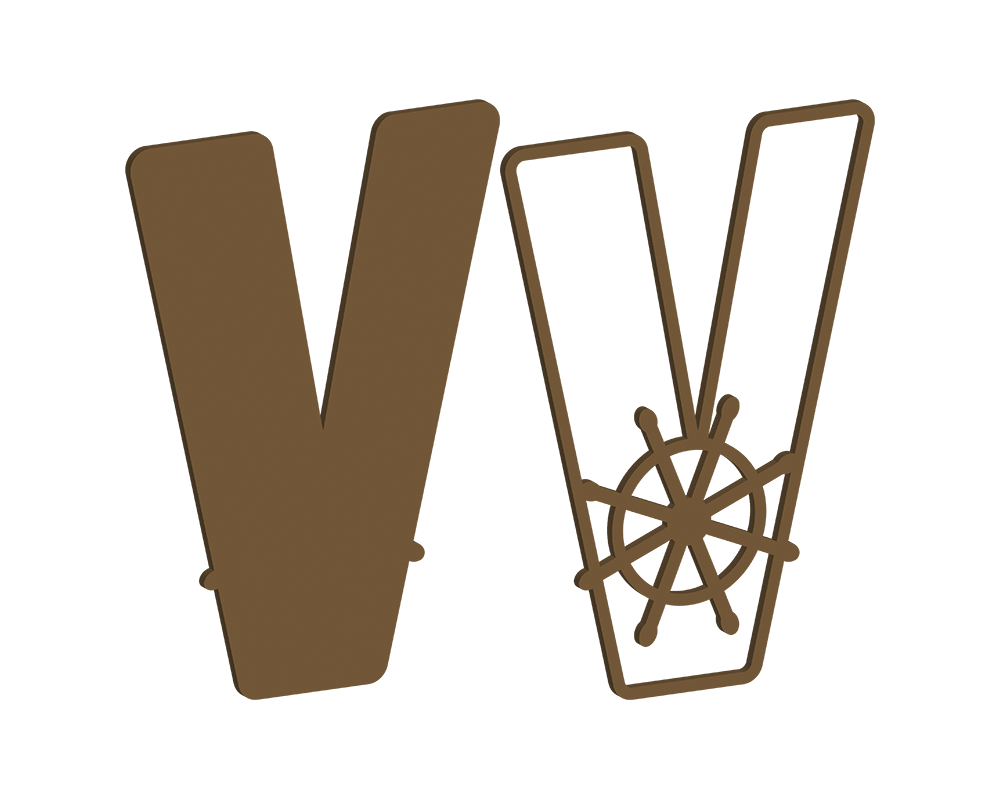 MDF Nautical Themed Letters (N-Z)