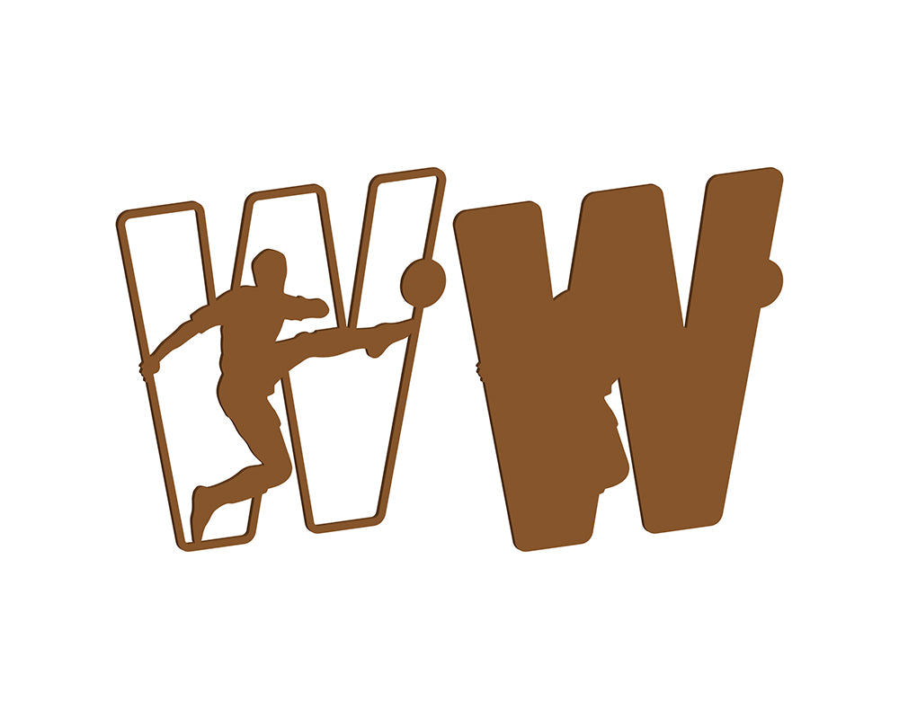MDF Footballer Themed Letters