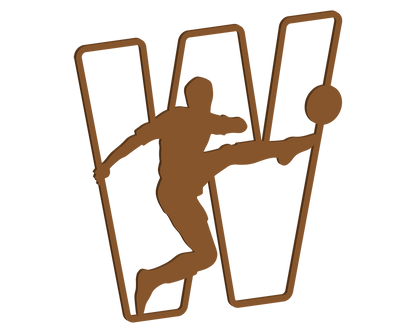 MDF Footballer Themed Letters