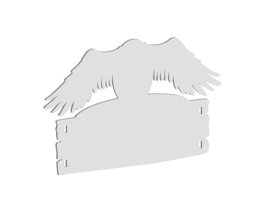 Winged Memorial Bench