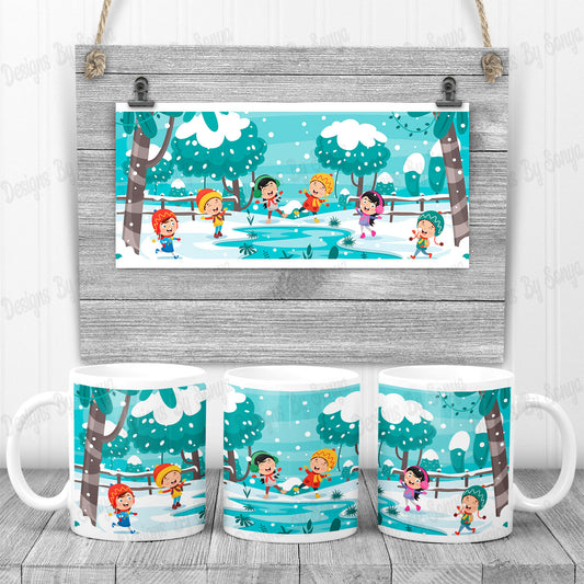 Christmas Mug and Coaster Set 3