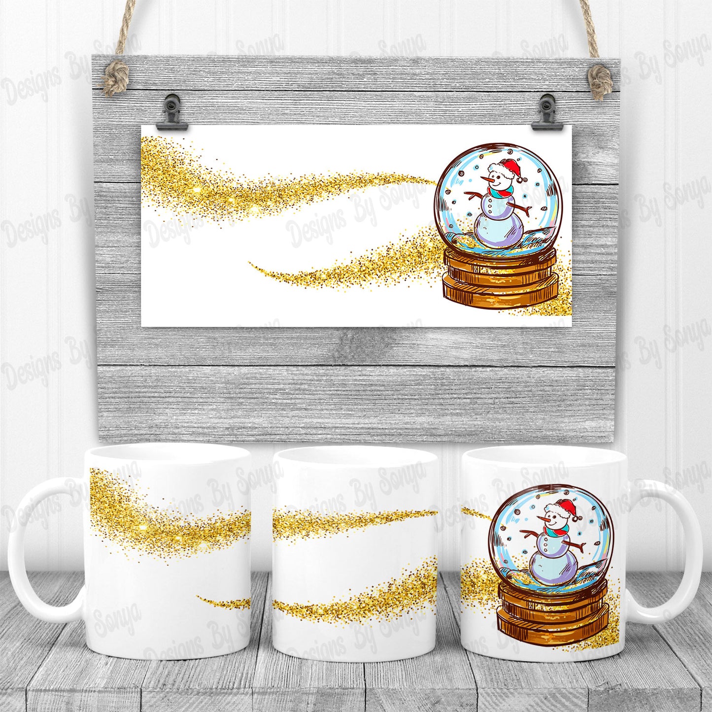 Christmas Mug and Coaster Set 7