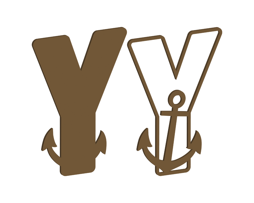 MDF Nautical Themed Letters (N-Z)
