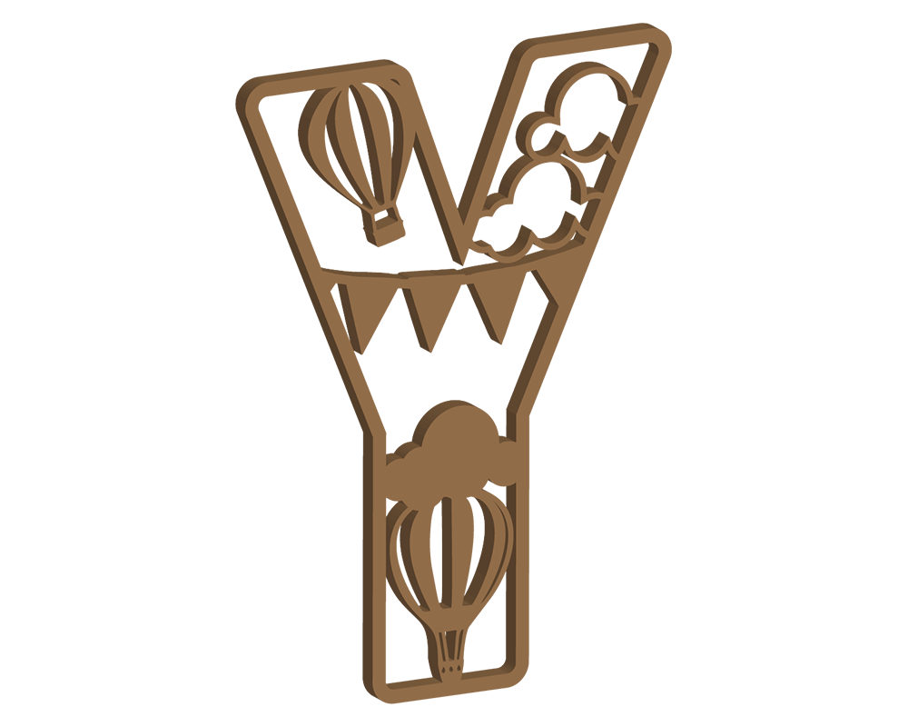 Hot Air Balloon Themed Letters