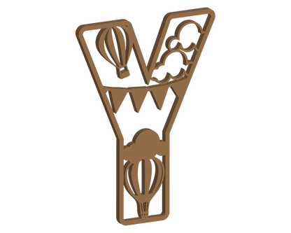 Hot Air Balloon Themed Letters