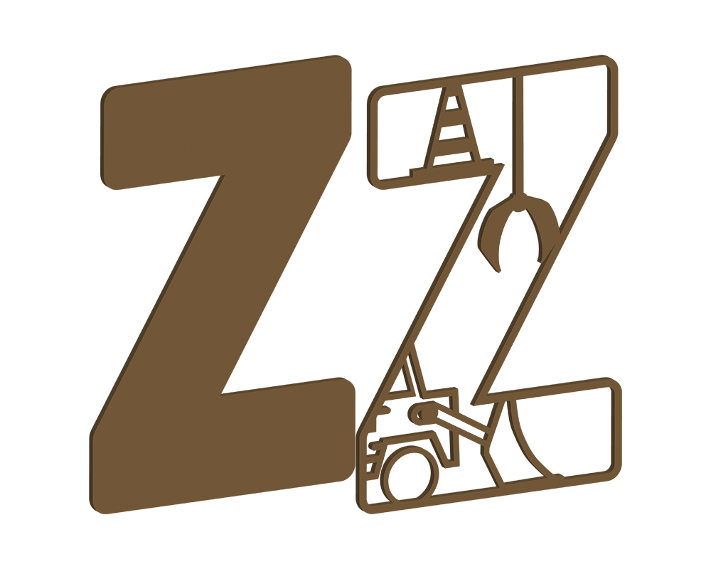 MDF Construction Themed Letters