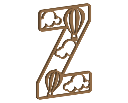 Hot Air Balloon Themed Letters